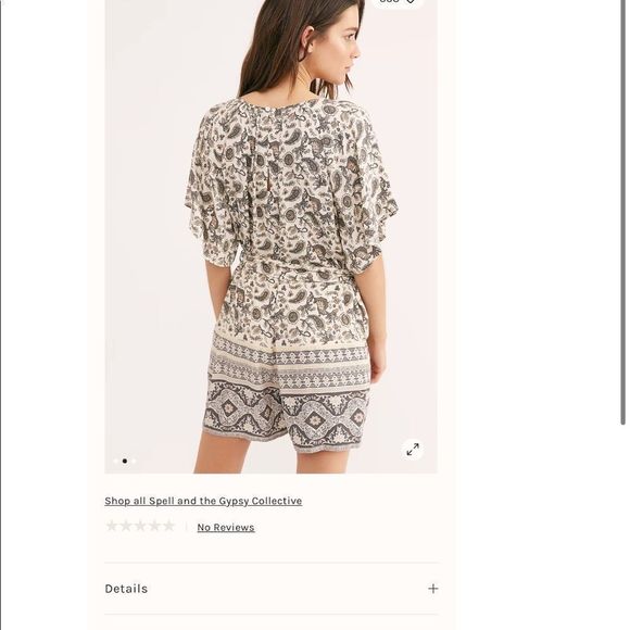 NWT Spell and the Gypsy Collective Journey Romper - Picture 12 of 13